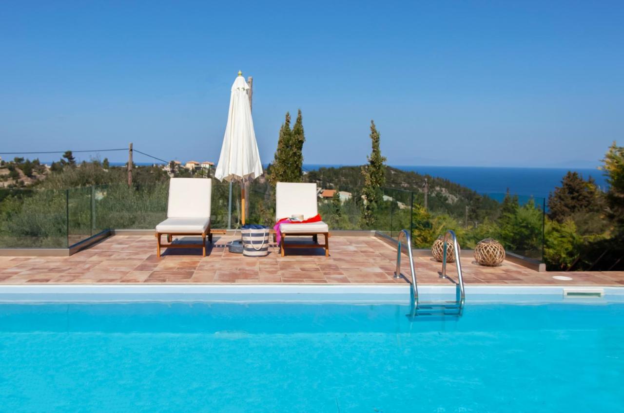 Villa Casa Azul With Private Pool Áyios Nikítas Eksteriør billede